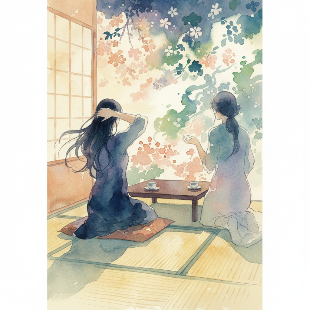 髪をかきあげるのサムネイル